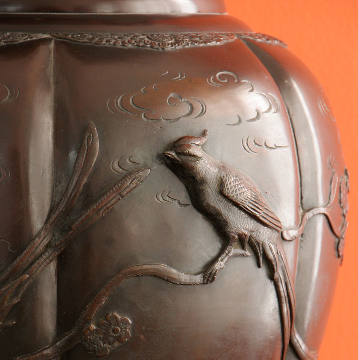 19th Century Japanese Vase by Kumeno Teitaro For Sale 1