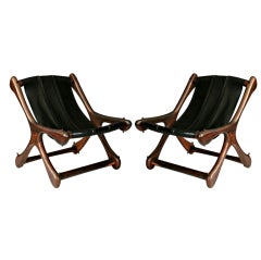 Pair of Sling "Sloucher" Chairs by Don Shoemaker