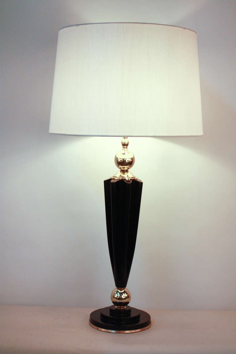 French Art Deco Table Lamp