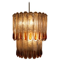 Chandelier by Venini Chandelier by Venini