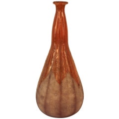 French Art Deco Cameo Glass Vase