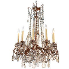 19th c. French Crystal Chandelier