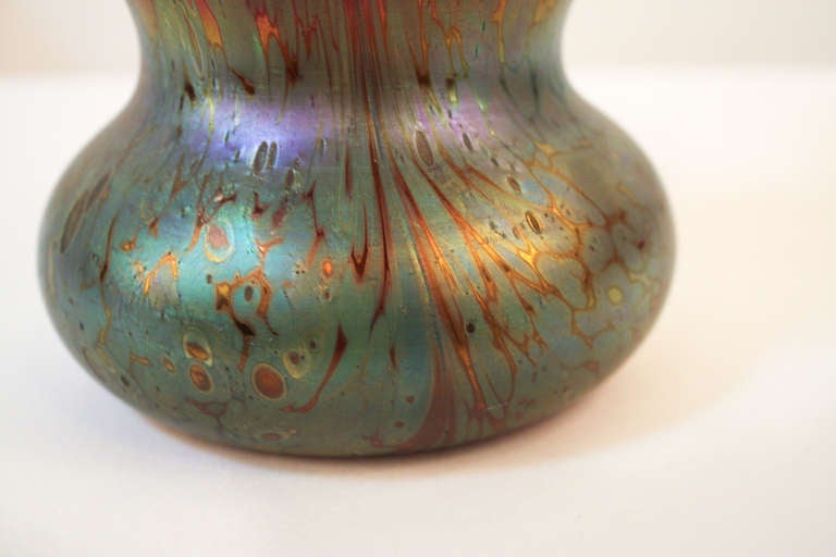 Czech Loetz Art Glass Vase