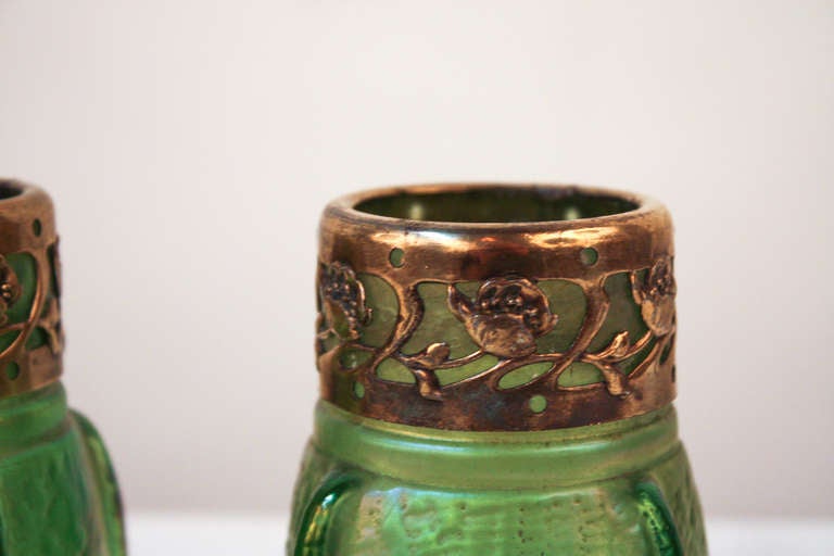 Art Nouveau Loetz Art Glass Mini Vases