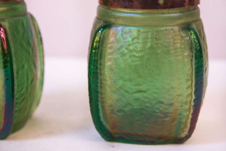 Czech Loetz Art Glass Mini Vases