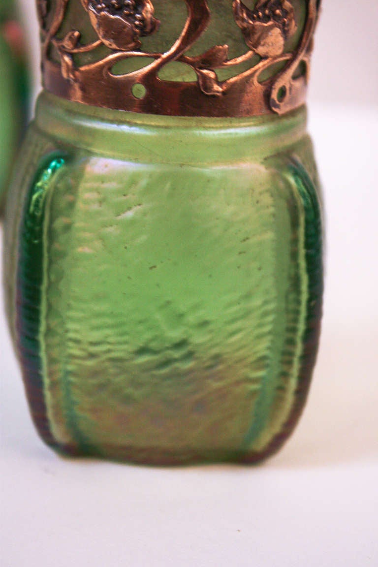 Loetz Art Glass Mini Vases In Good Condition In Fairfax, VA