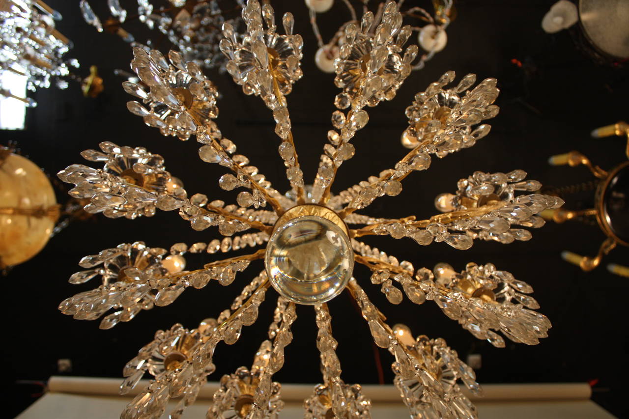 19th Century French Crystal Chandelier 4