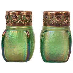 Antique Loetz Art Glass Mini Vases