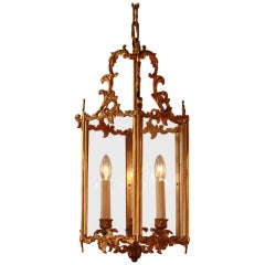 19th c. French Bronze Lantern