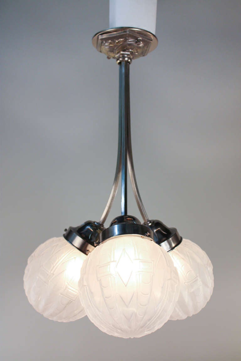French Art Deco Chandelier at 1stDibs