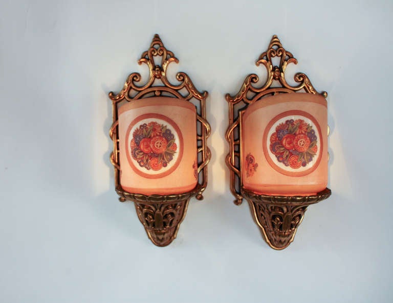 Pair of Lightolier Wall Sconces