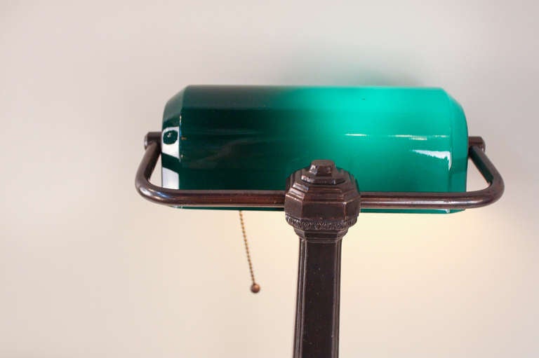 20ième siècle Lampe de banquier Greenalite