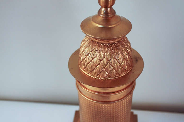 19th c. Bronze Dore Table Lamps 2