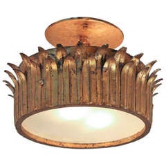 Lampe à encastrer Art Deco Gold Leaf