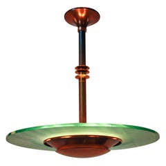 Modernist Art Deco Chandelier