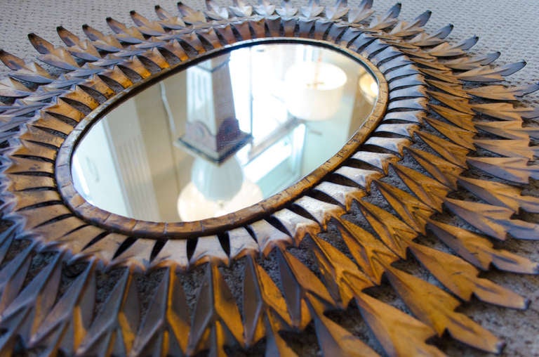 Mid-Century Art Deco Mirror In Good Condition In Fairfax, VA