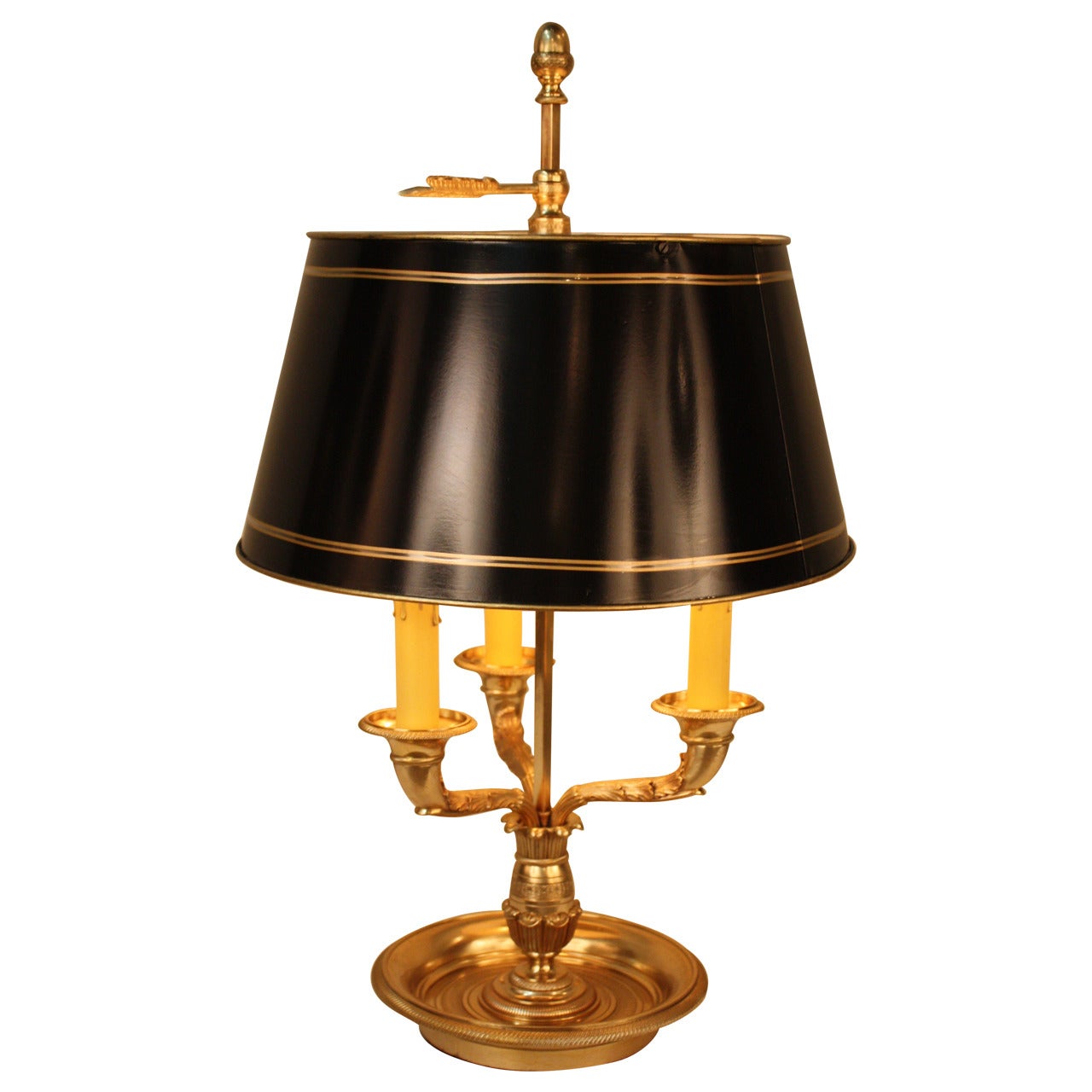 French Bronze Desk Lamp
