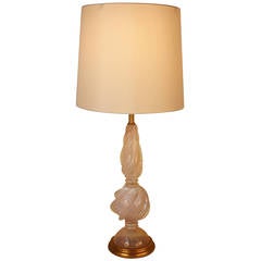 Murano Glass Lamp by Marbro Lamp Co.