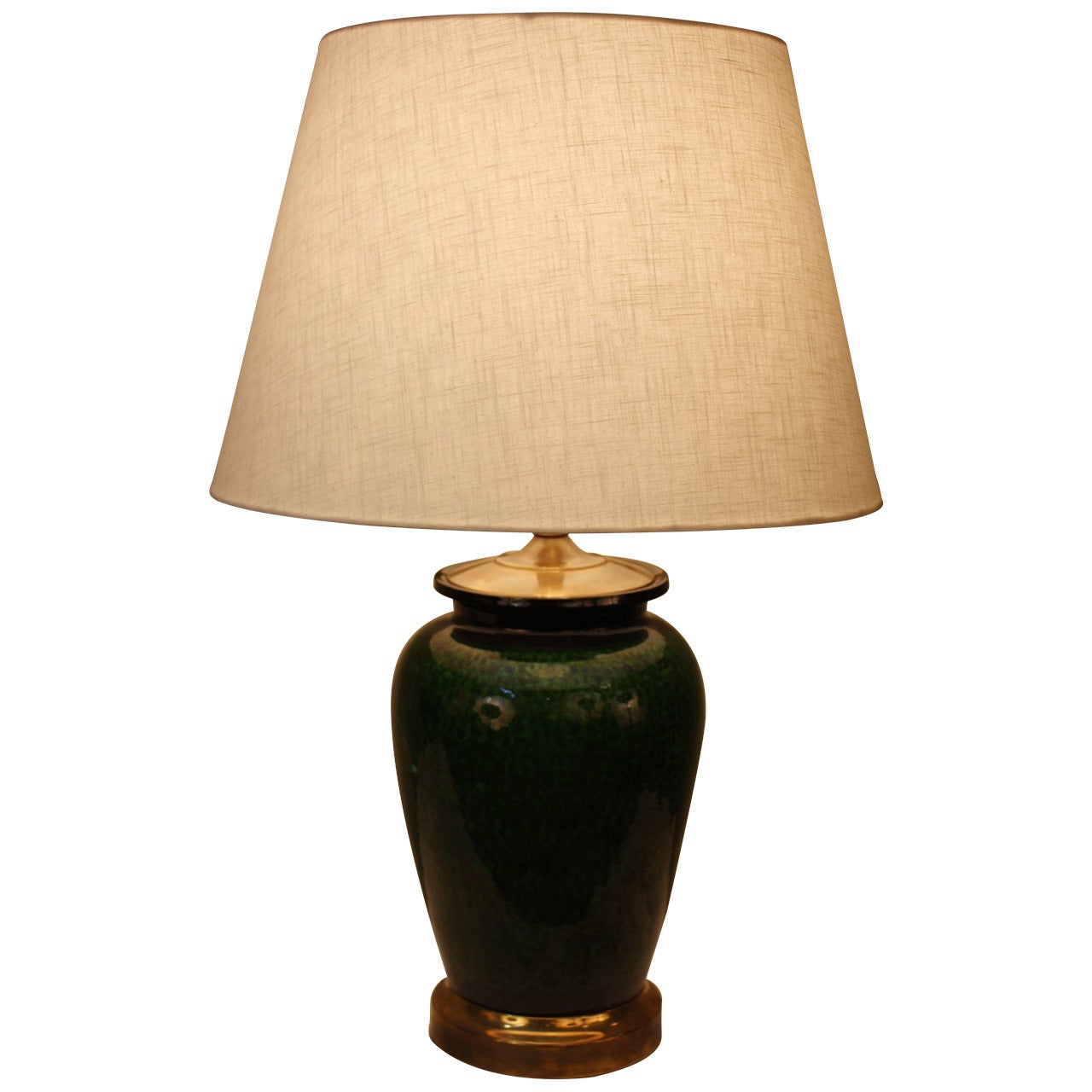 French Pottery Table Lamp