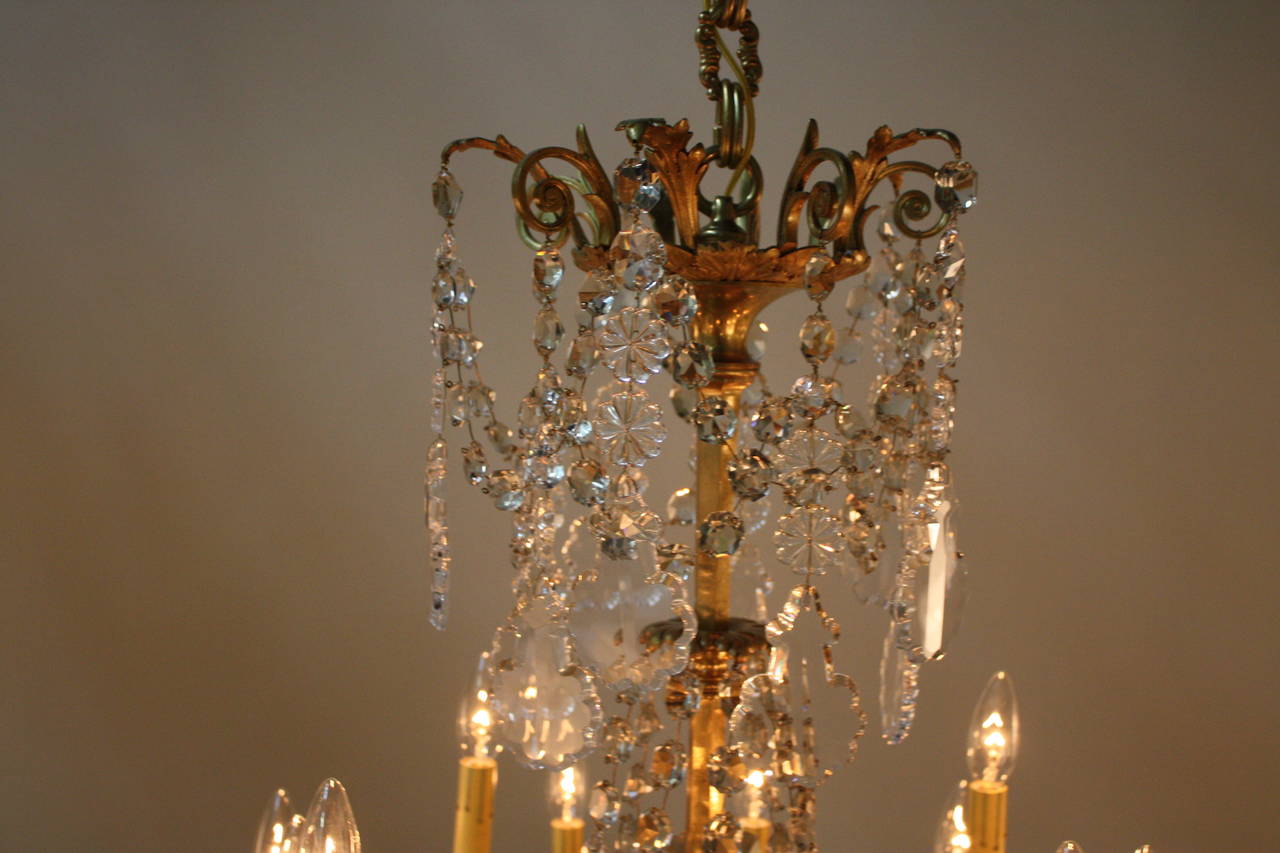 French 19th Century Crystal Chandelier 5