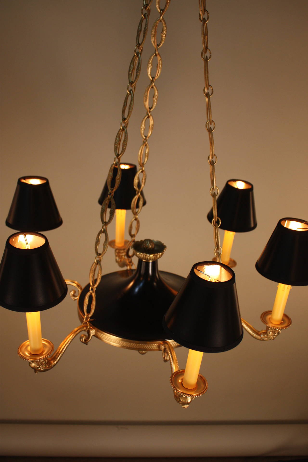 French 1930s Empire Chandelier 3