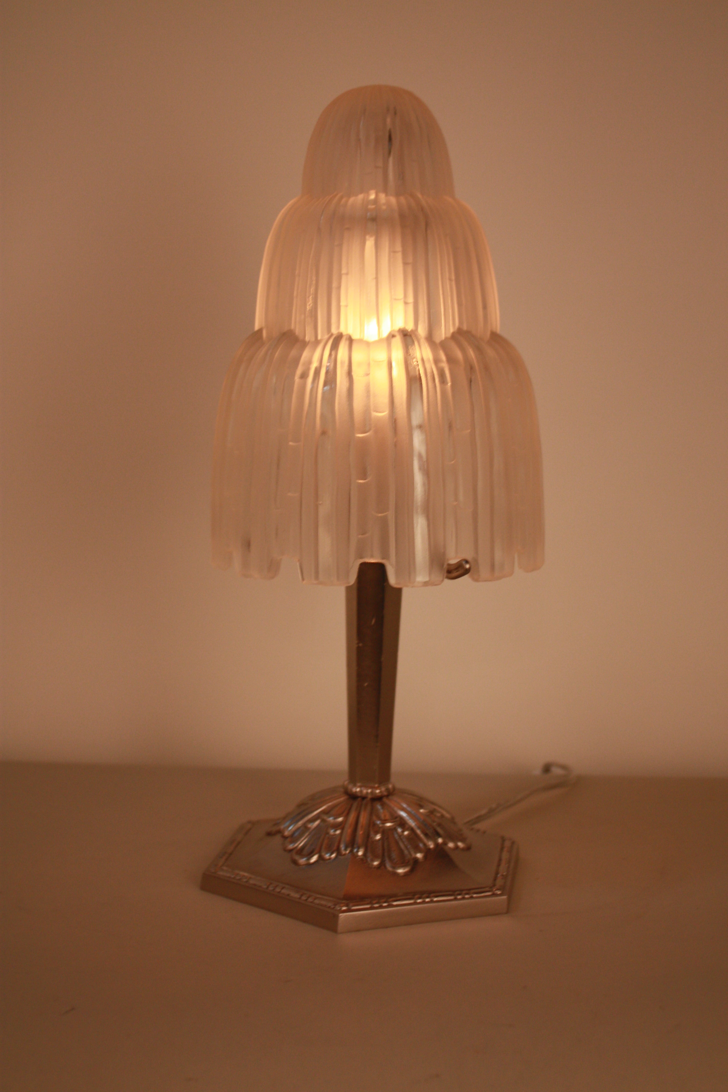 Art Deco Table Lamp By Marius Sabino