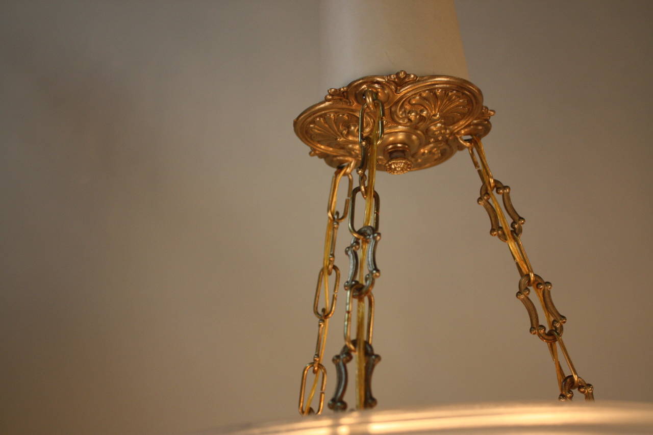 Early 20th Century French Art Deco Chandelier