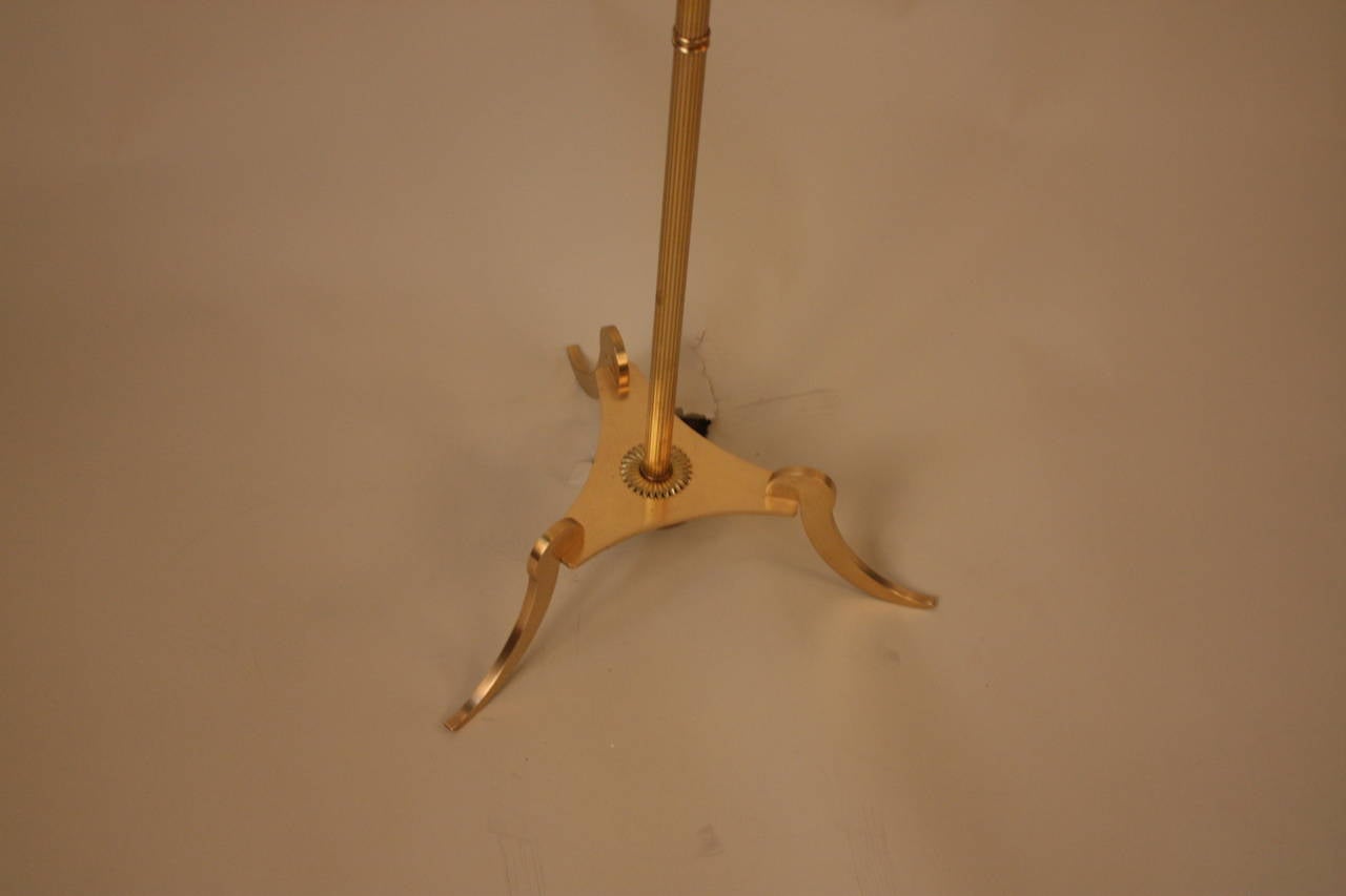 French Mid-Century Swing Arm Floor Lamp