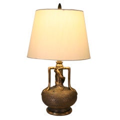 American Art Nouveau Table Lamp