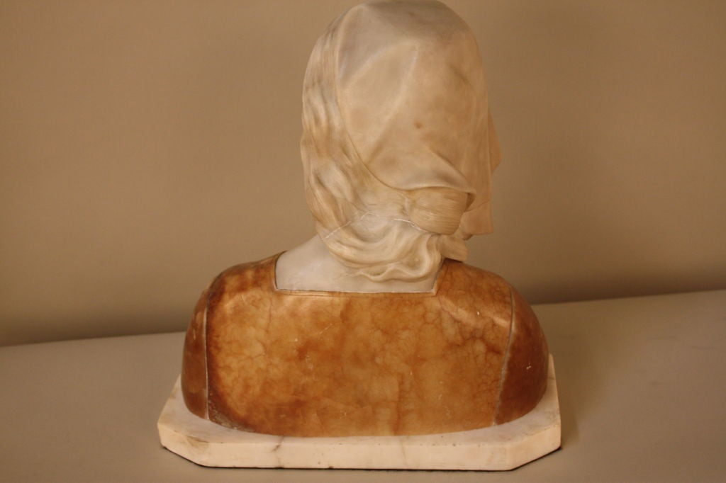 buste jeanne d'arc marbre