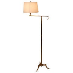 Vintage Mid-Century Swing Arm Floor Lamp