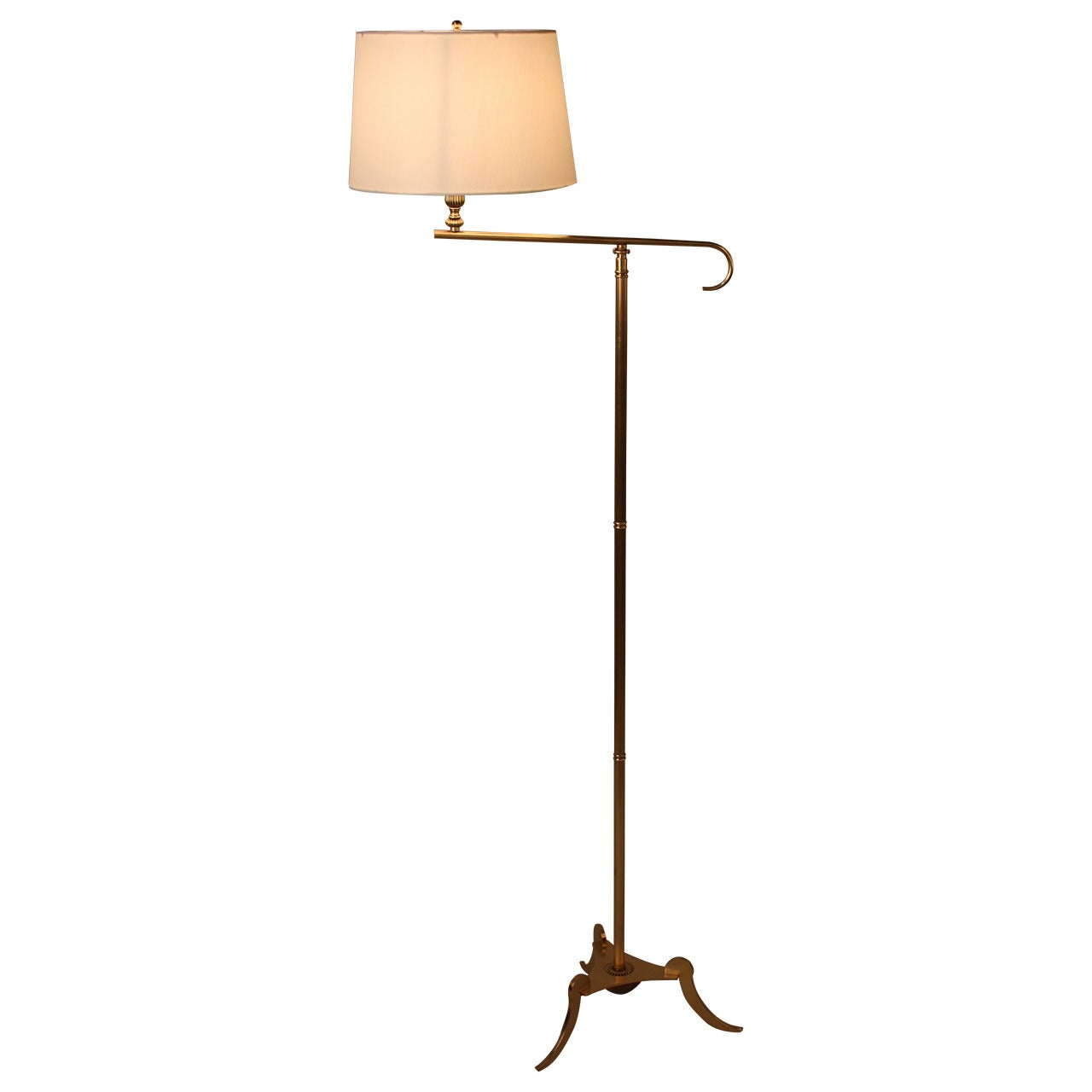 Mid-Century Swing Arm Floor Lamp