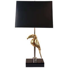Art Deco Toucan Table Lamp