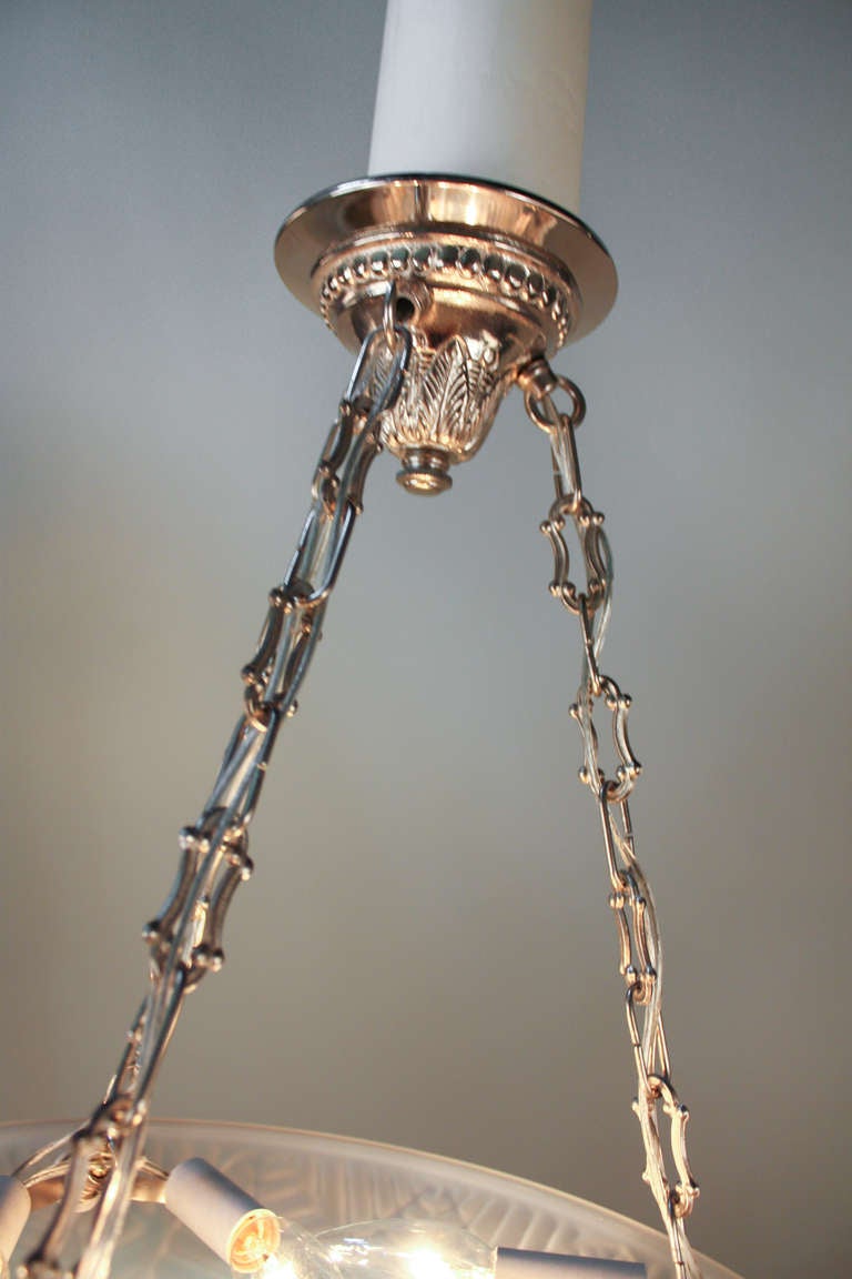 Art Deco Chandelier by Charles Ranc 1
