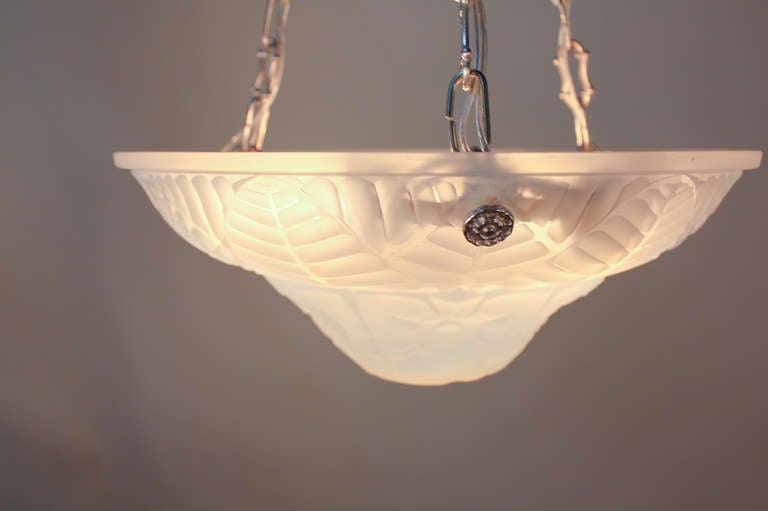 French Art Deco Chandelier by Charles Ranc
