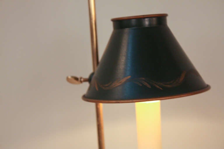 French Petit Bouillet Empire Table Lamp
