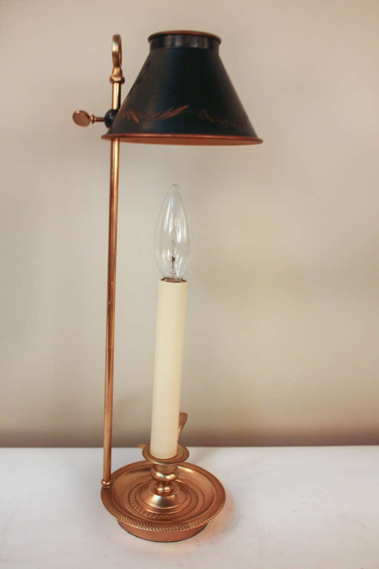 Bronze Petit Bouillet Empire Table Lamp
