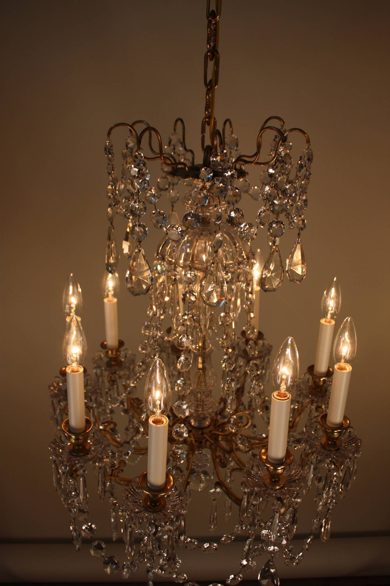 French 19th Century Crystal Chandelier by Portieux 4