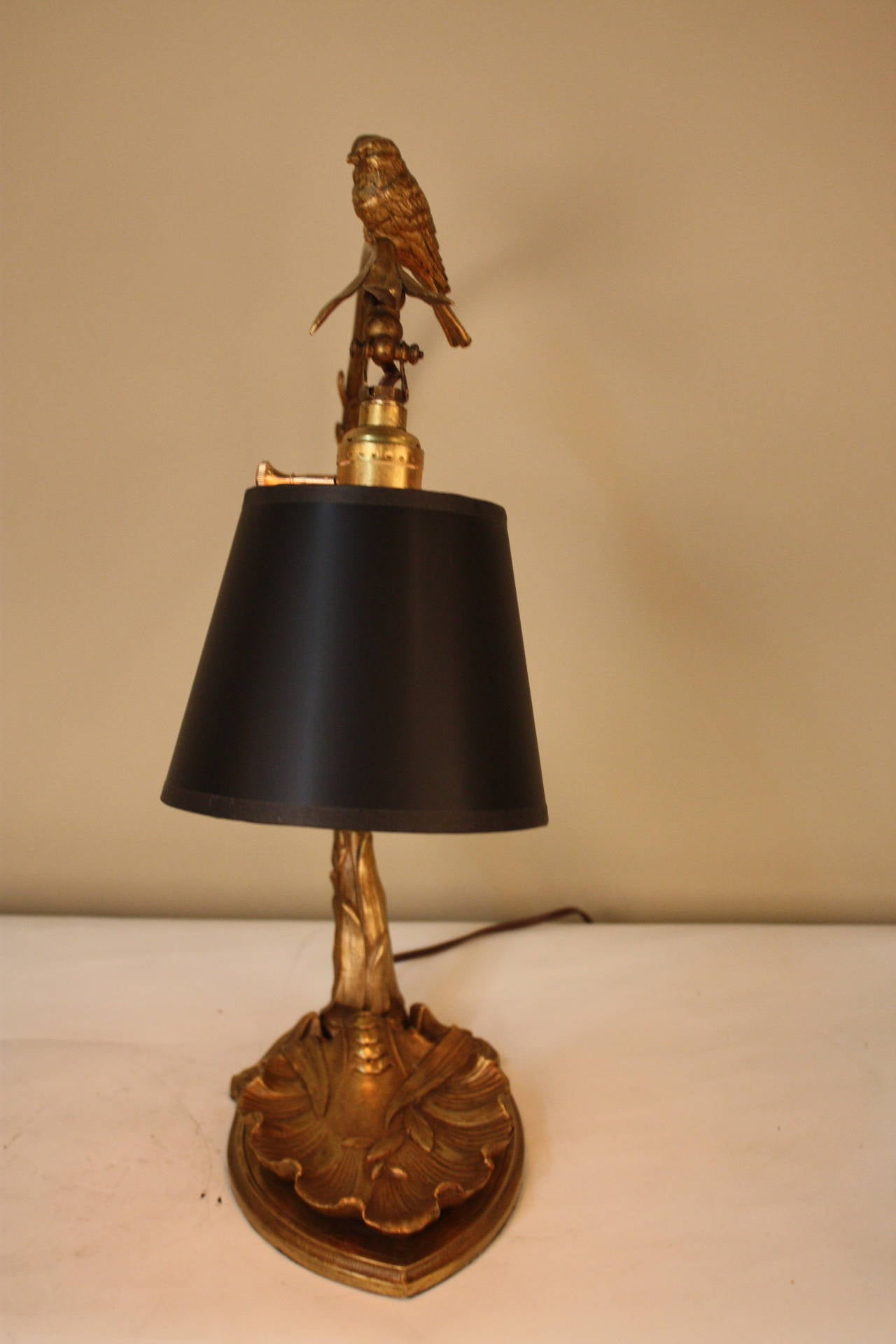 Bronze Art Nouveau Table Lamp 1