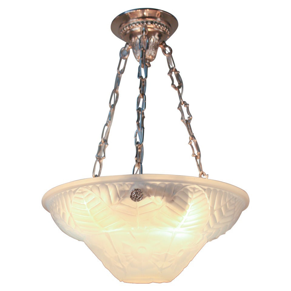 Art Deco Chandelier by Charles Ranc