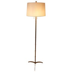 Vintage Mid-Century Bronze Floor Lamp