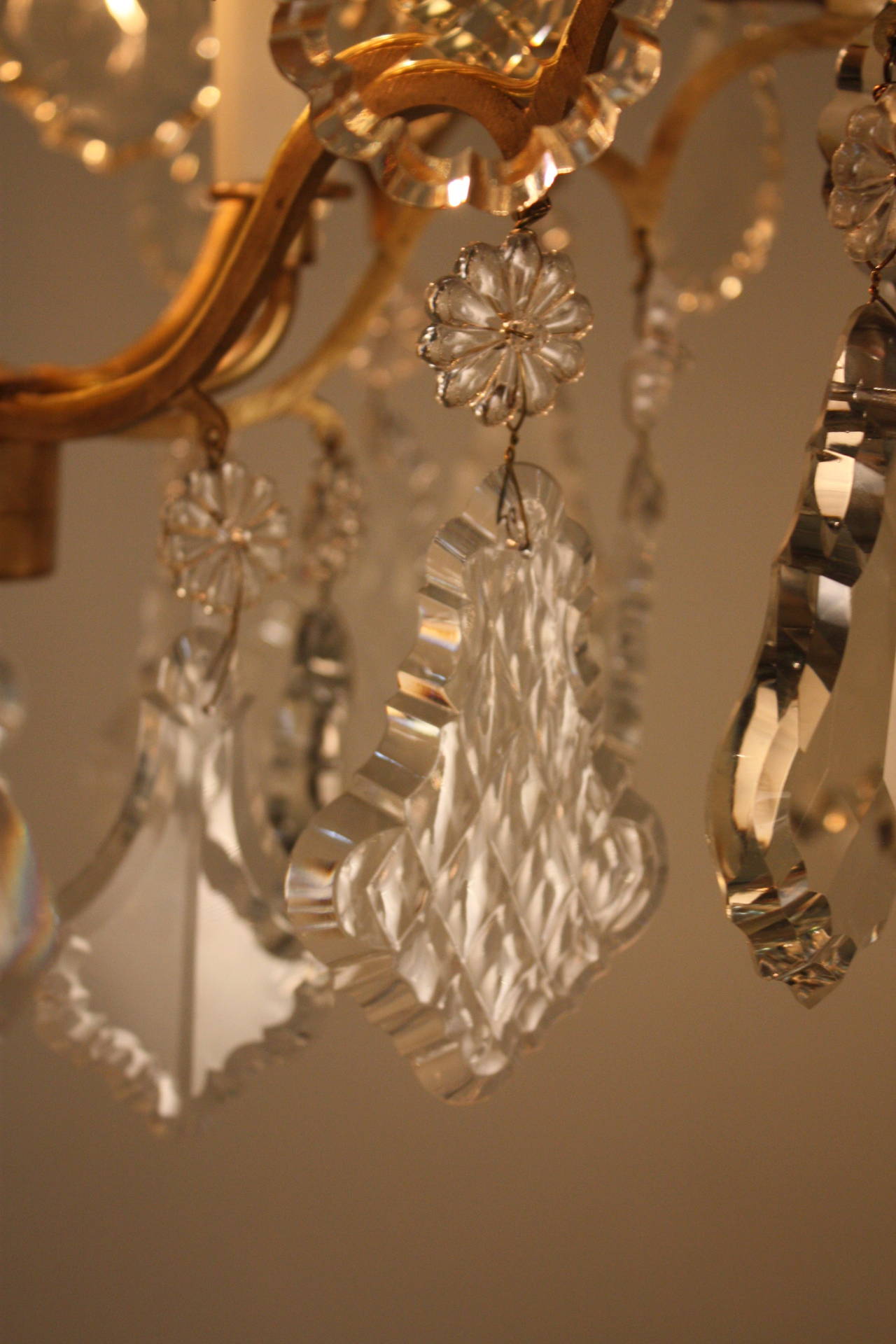 Mid-20th Century French Crystal Chandelier