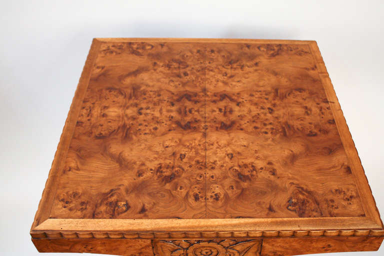 19th Century Carved Wooden Table