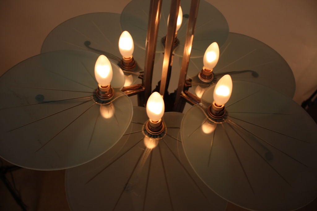 French 1930 Chandelier 2