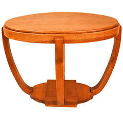 Wooden Oval Table