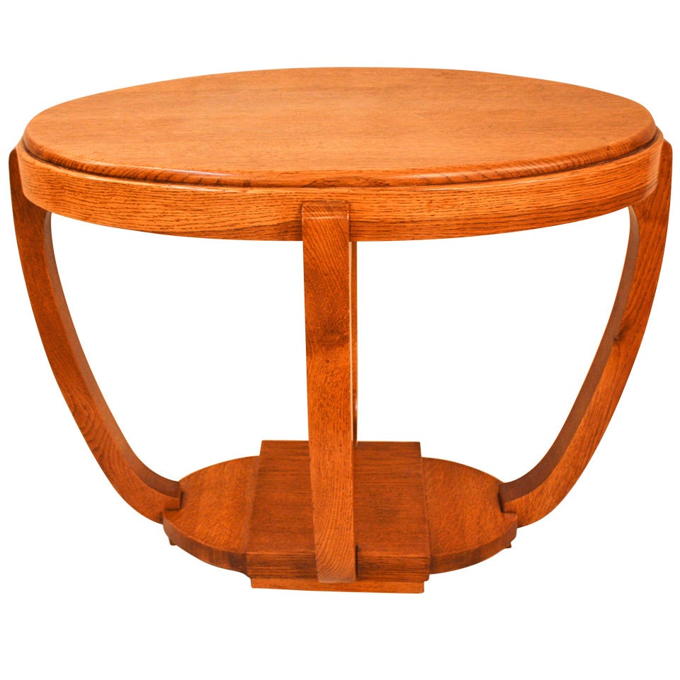 Wooden Oval Table