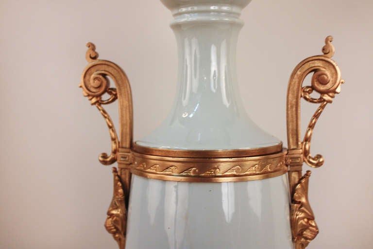 19th c. Porcelain Table Lamp 1