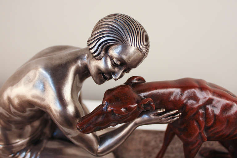 Mid-20th Century Elegant Art Deco Sculpture