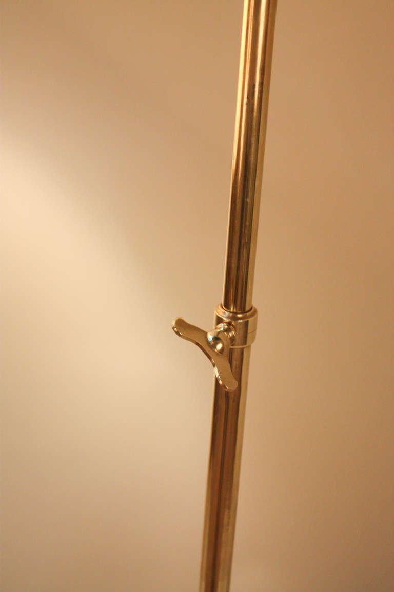 Mid-Century Bronze Floor Lamp 1