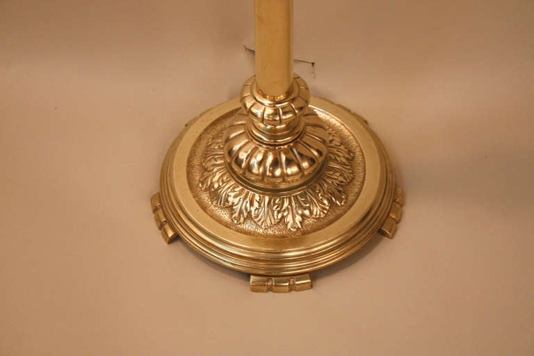 Mid-Century Bronze Floor Lamp 4